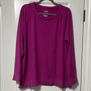 Sonoma Pink Long Sleeve Relaxed Sweatshirt